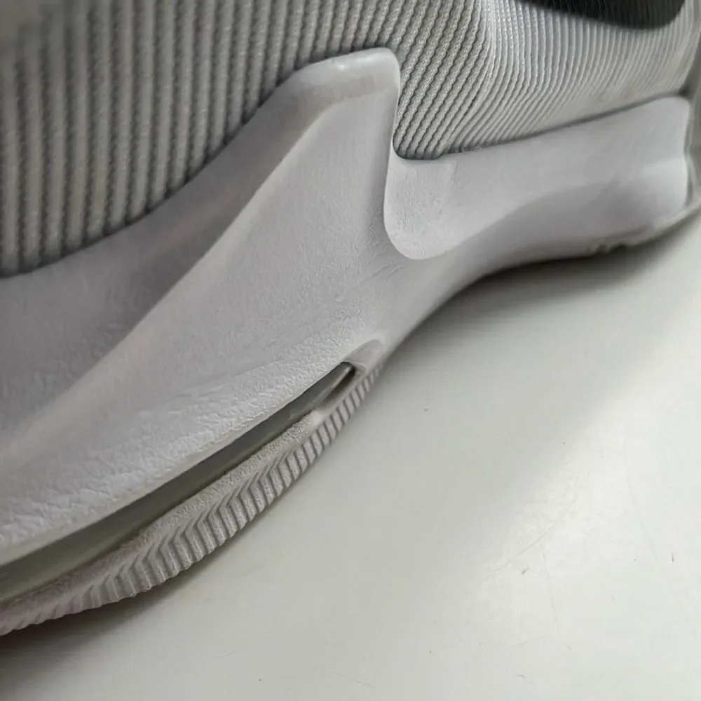 Nike Air Max Impact 4 White Black Pure Platinum Basketball Trainers Mens 12.5